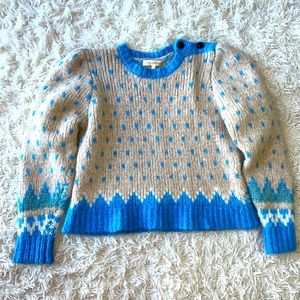LoveShackFancy Rosie Alpaca Wool Pullover Sweater